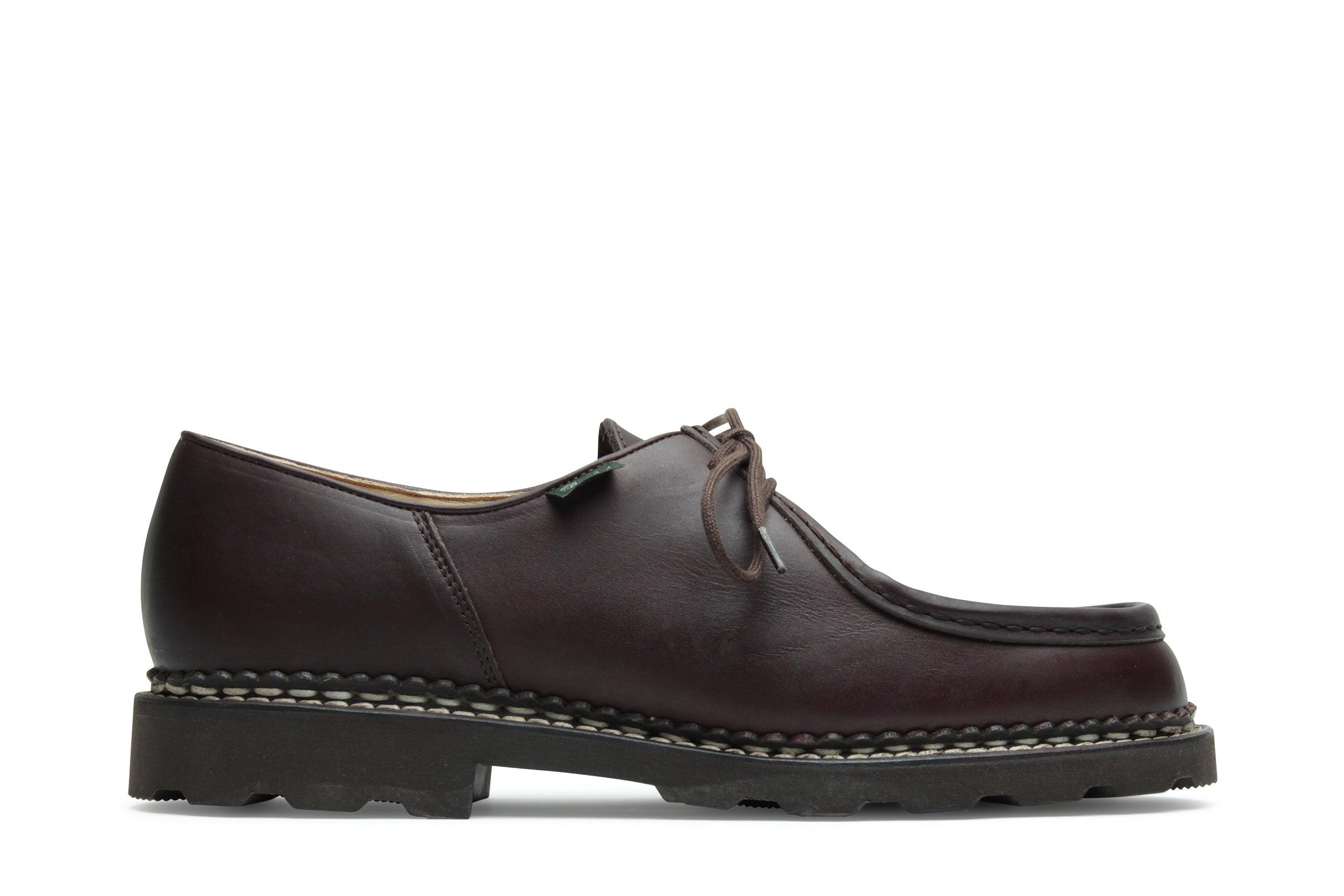 Paraboot Leather Michael / Marche Ii Lis Cafe in Black for Men 