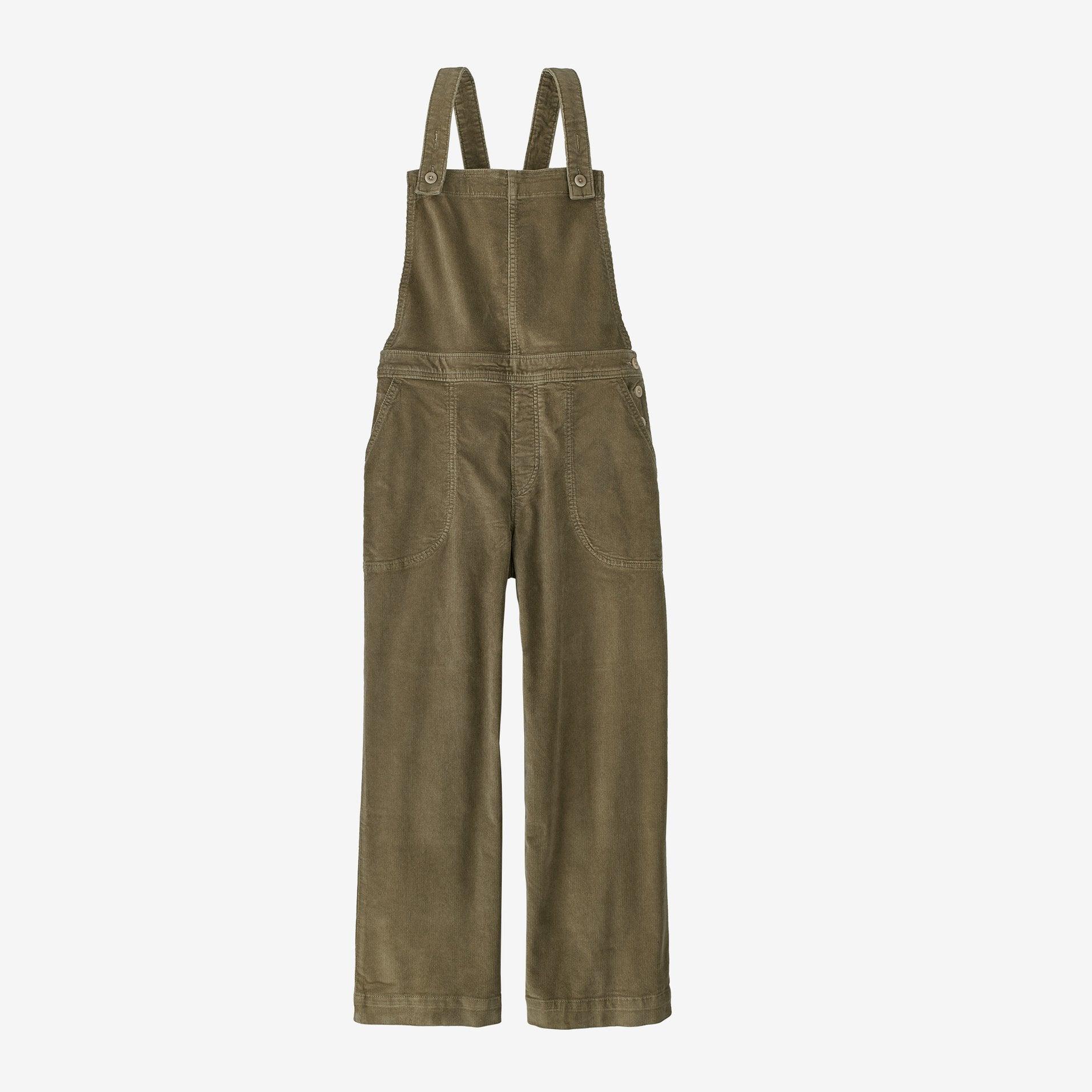 Patagonia Stand Up® Cropped Corduroy Overalls in Green Lyst