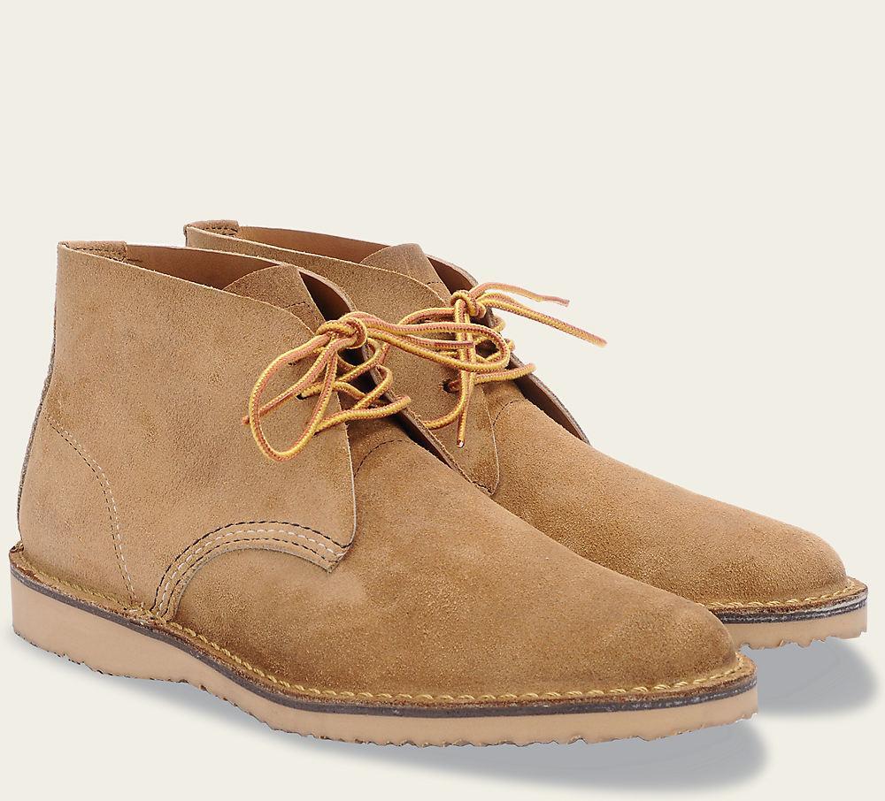 Red Wing Red Wing #3321 Weekender Chukka Chukka In Hawthorne Muleskinner  Leather in Natural for Men | Lyst