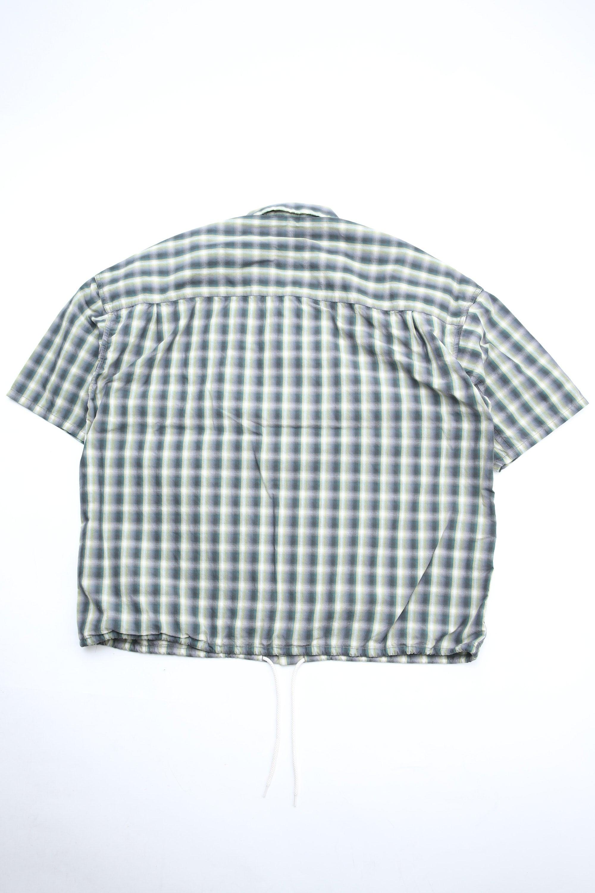 Nanamica Open Collar Wind H/s Shirt in Blue for Men | Lyst