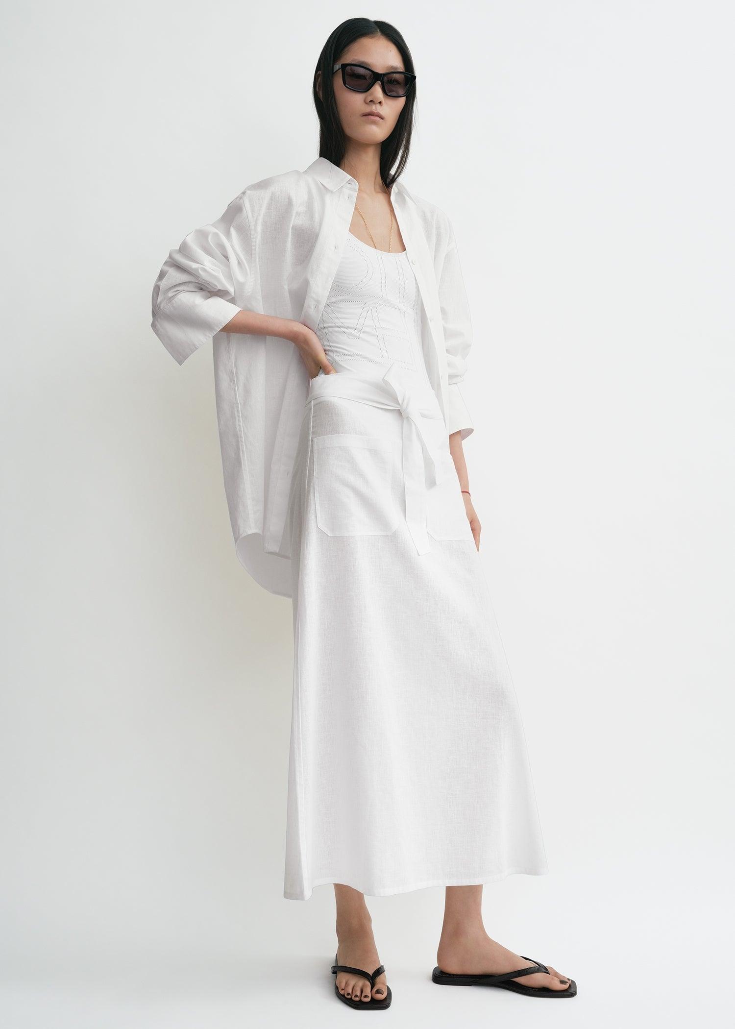 スカート TOTEME KNIT LONG SKIRT Long knit skirt straw – TOTEME