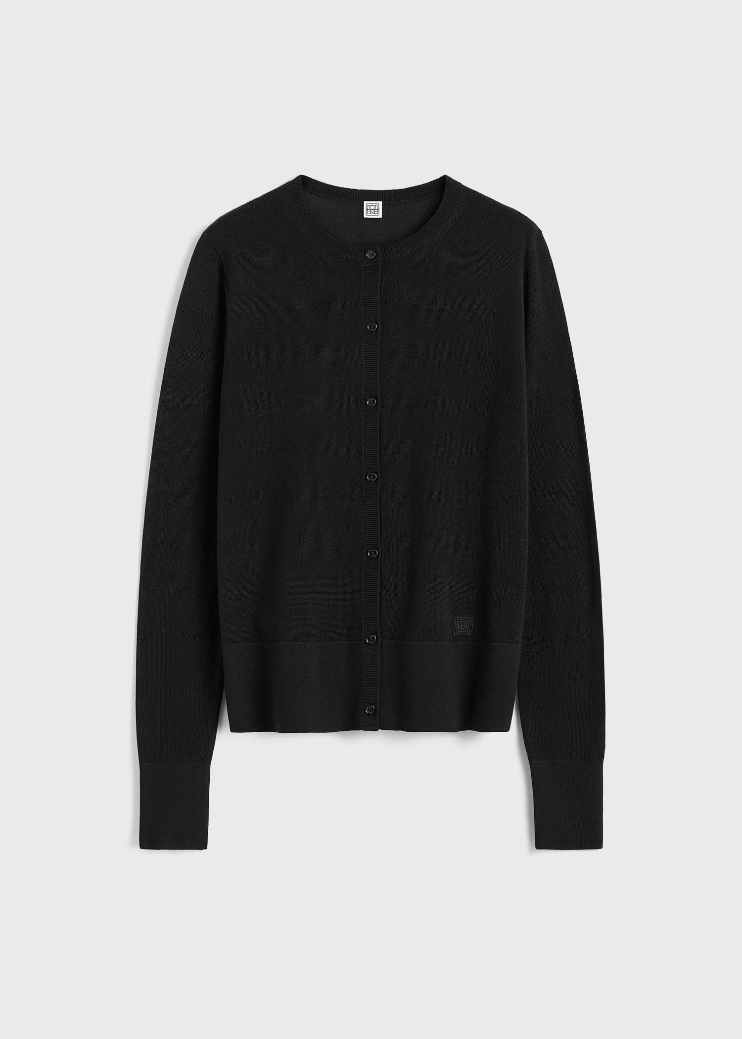 【新品・タグ付き】TOTEMEカーディガン TOTEME/トーテム】RAGLAN-SLEEVE WOOL カーディガン