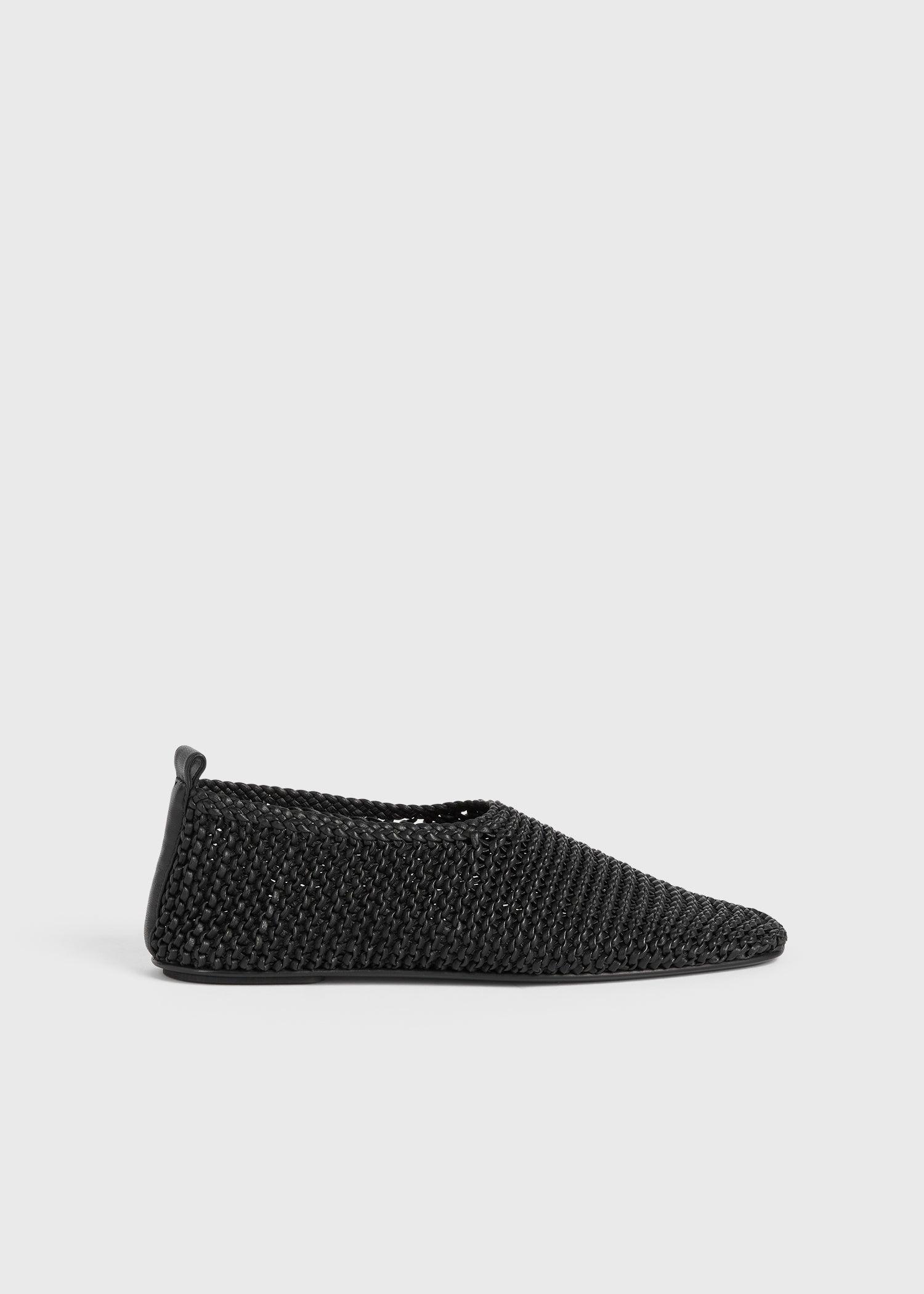 バレエシューズ TOTEME MINIMALIST SUEDE BALLERINAS Minimalist suede ballerinas black – TOTEME