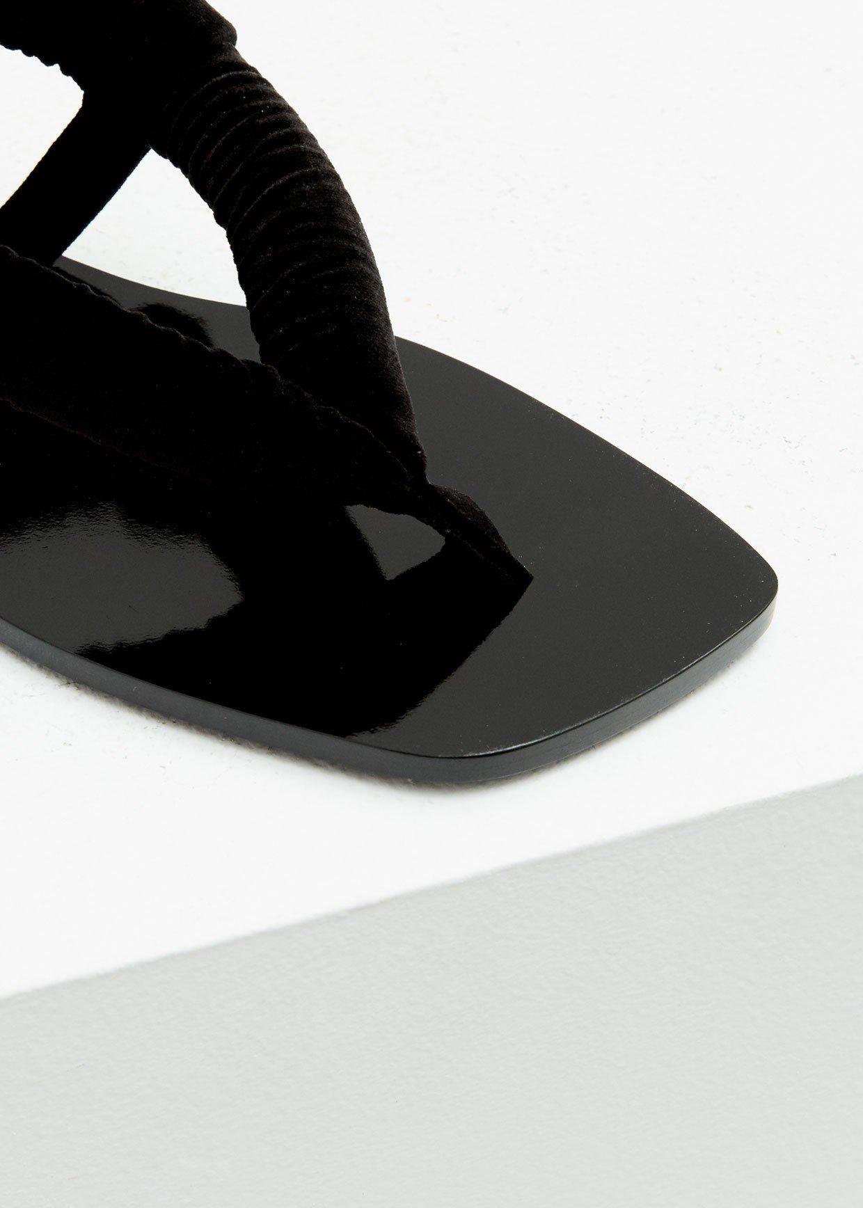 lemaire wadded flip flops