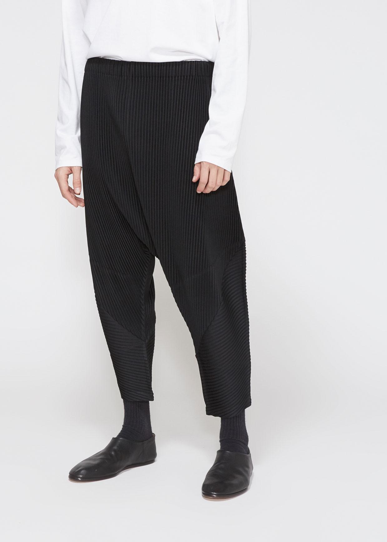 Homme Plissé Issey Miyake Synthetic November Drop Crotch Trouser in ...