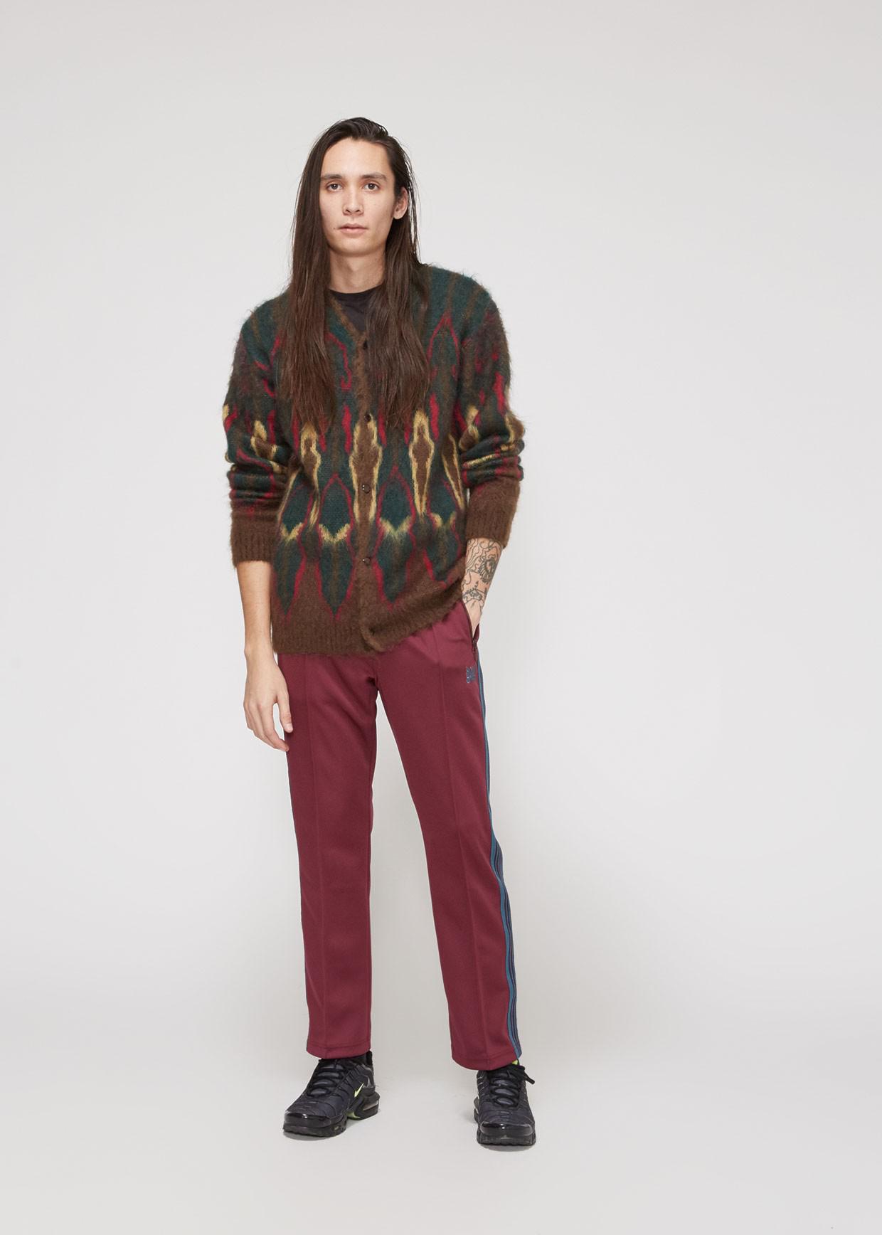 needles mohair cardigan psychedelic
