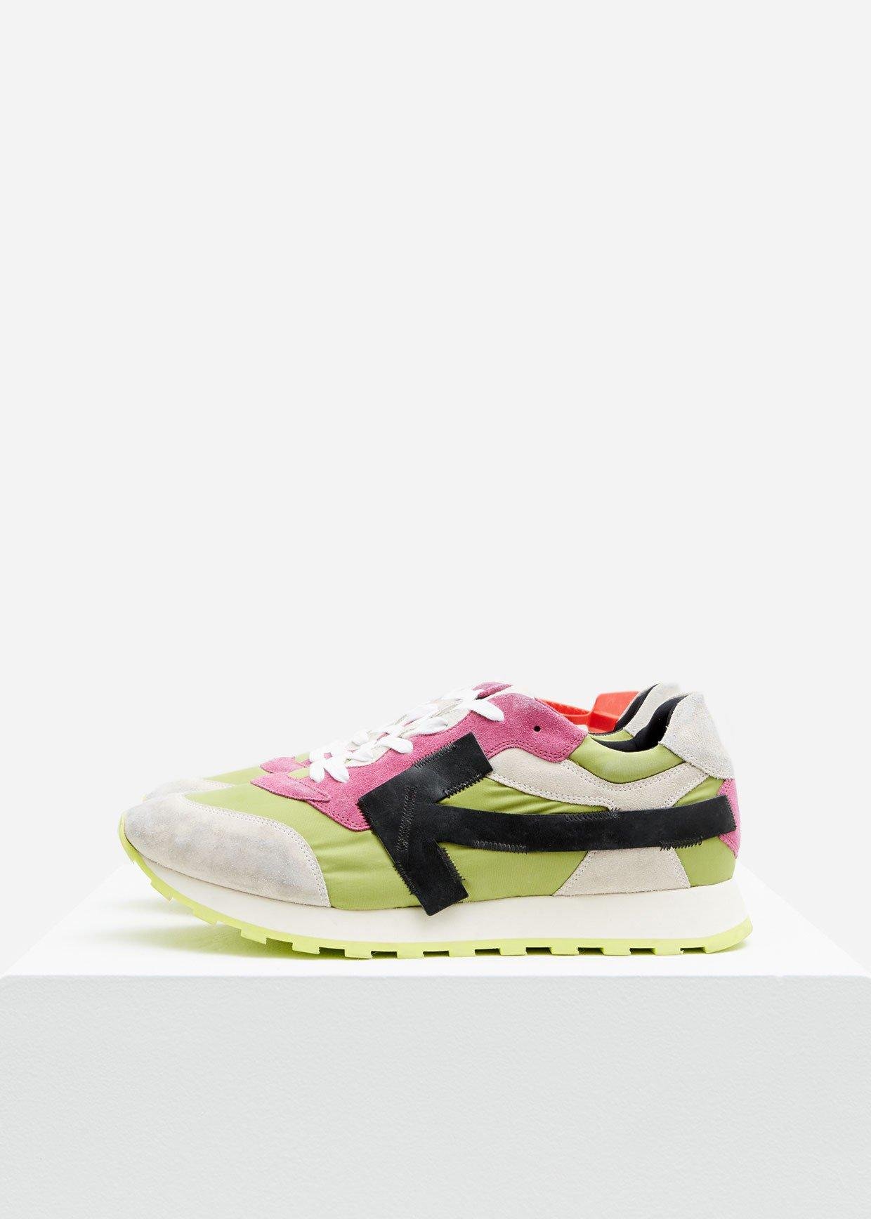 Off white best sale arrow running sneakers