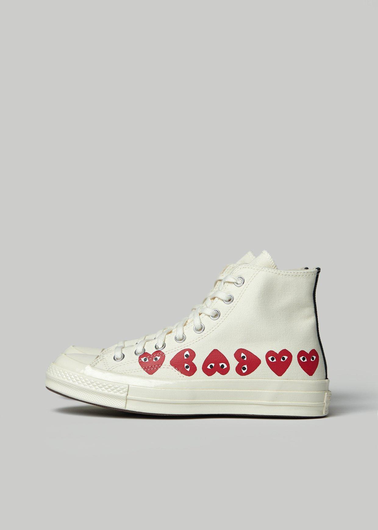 comme des garçons play women's chuck taylor