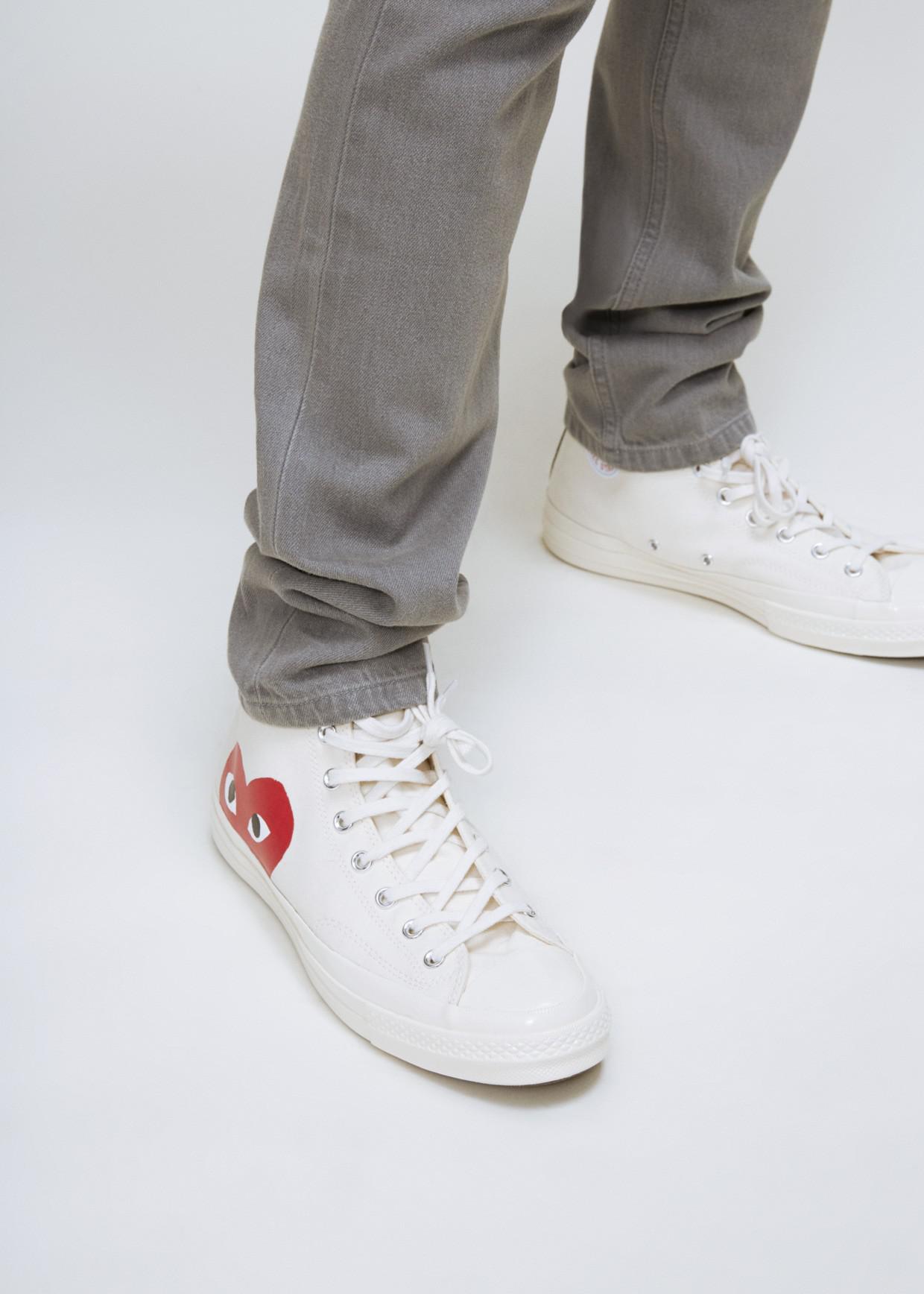 Cdg Converse Low White On Feet Flash Sales, GET 56% OFF, sportsregras.com