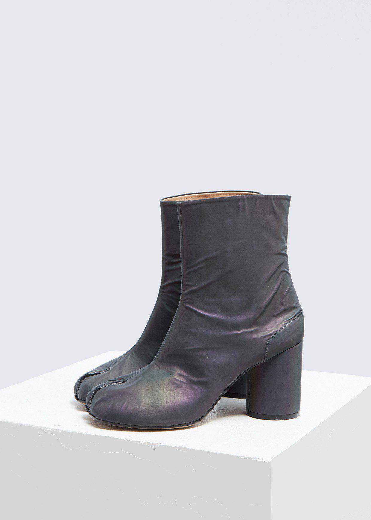 reflective tabi boots