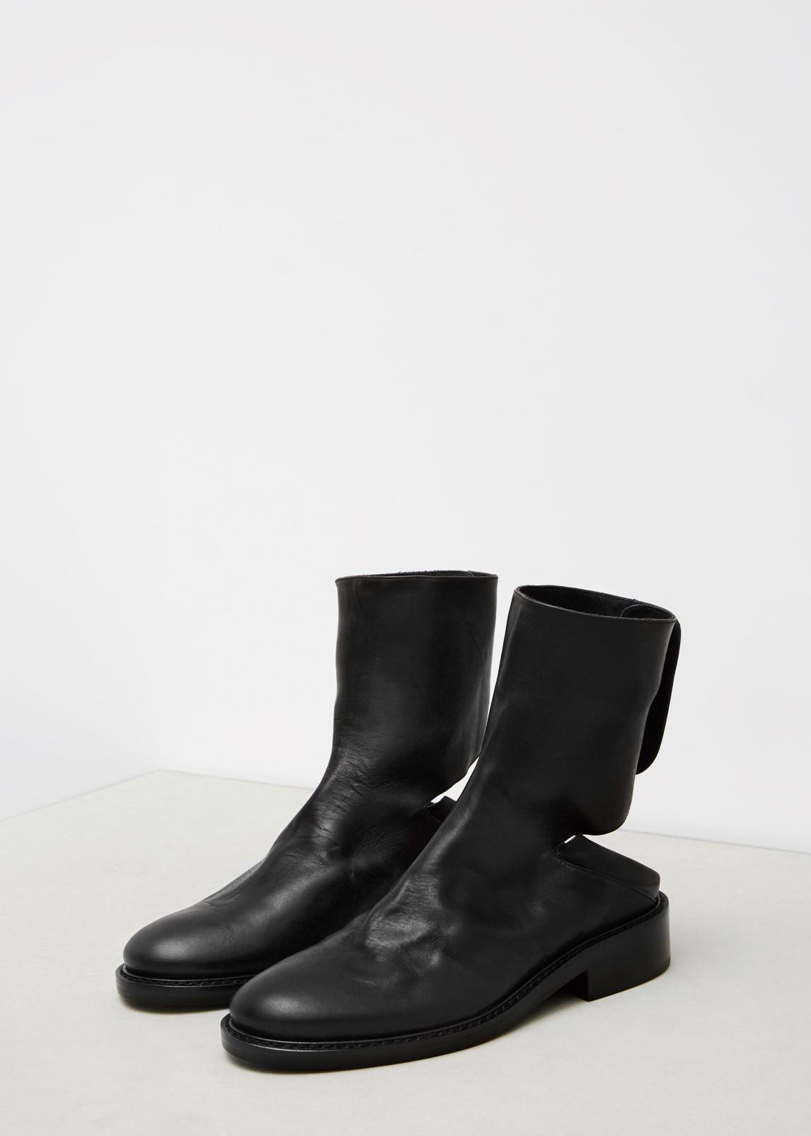 ann demeulemeester glace boots