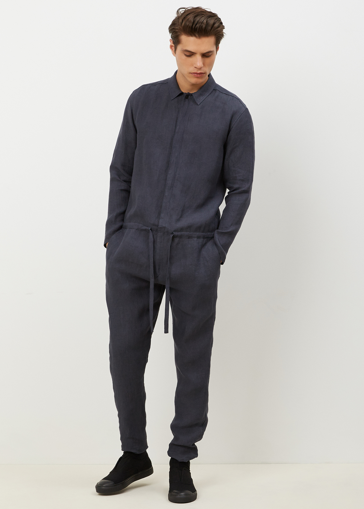 mens linen jumpsuit