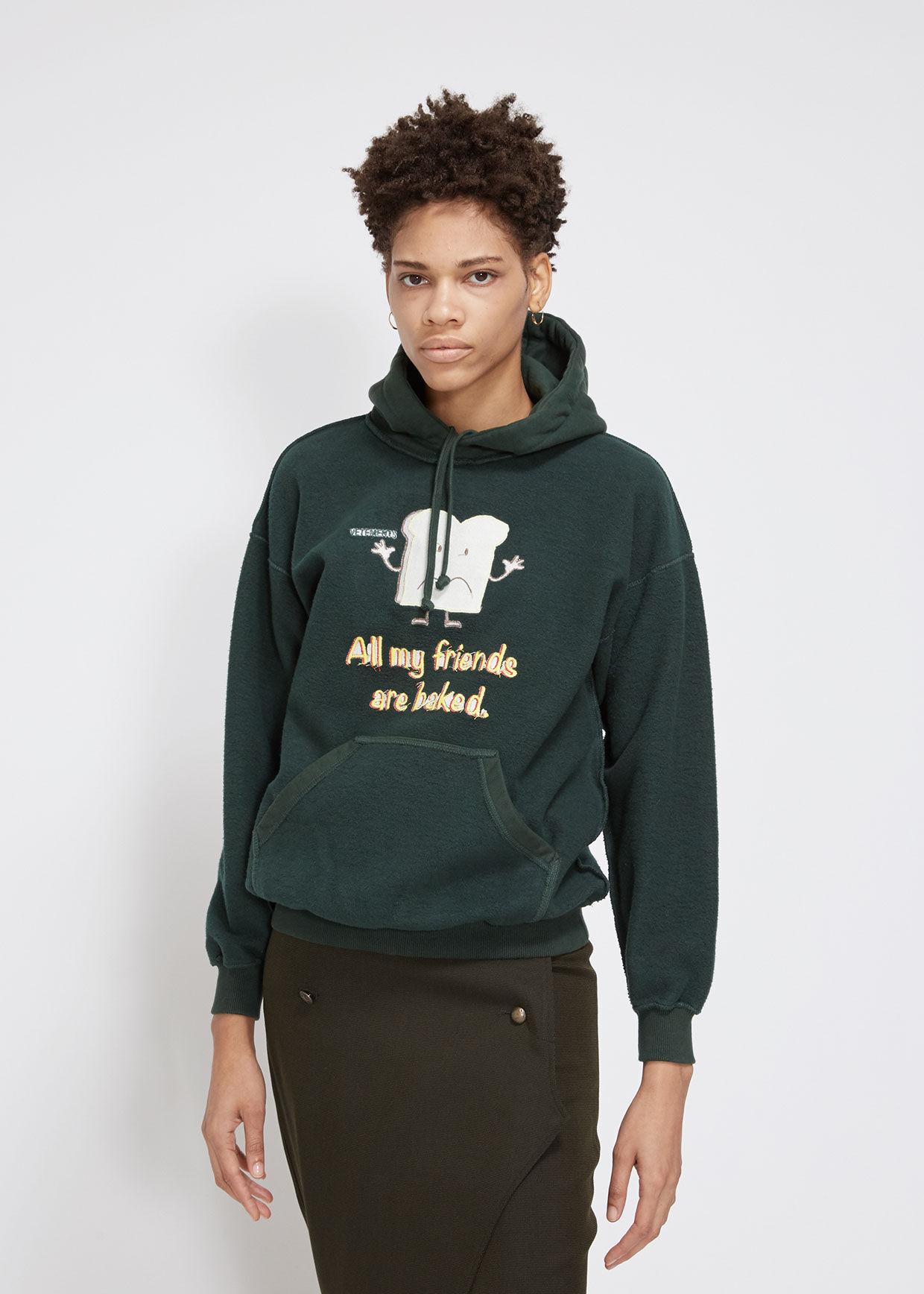 all my friends are baked hoodie