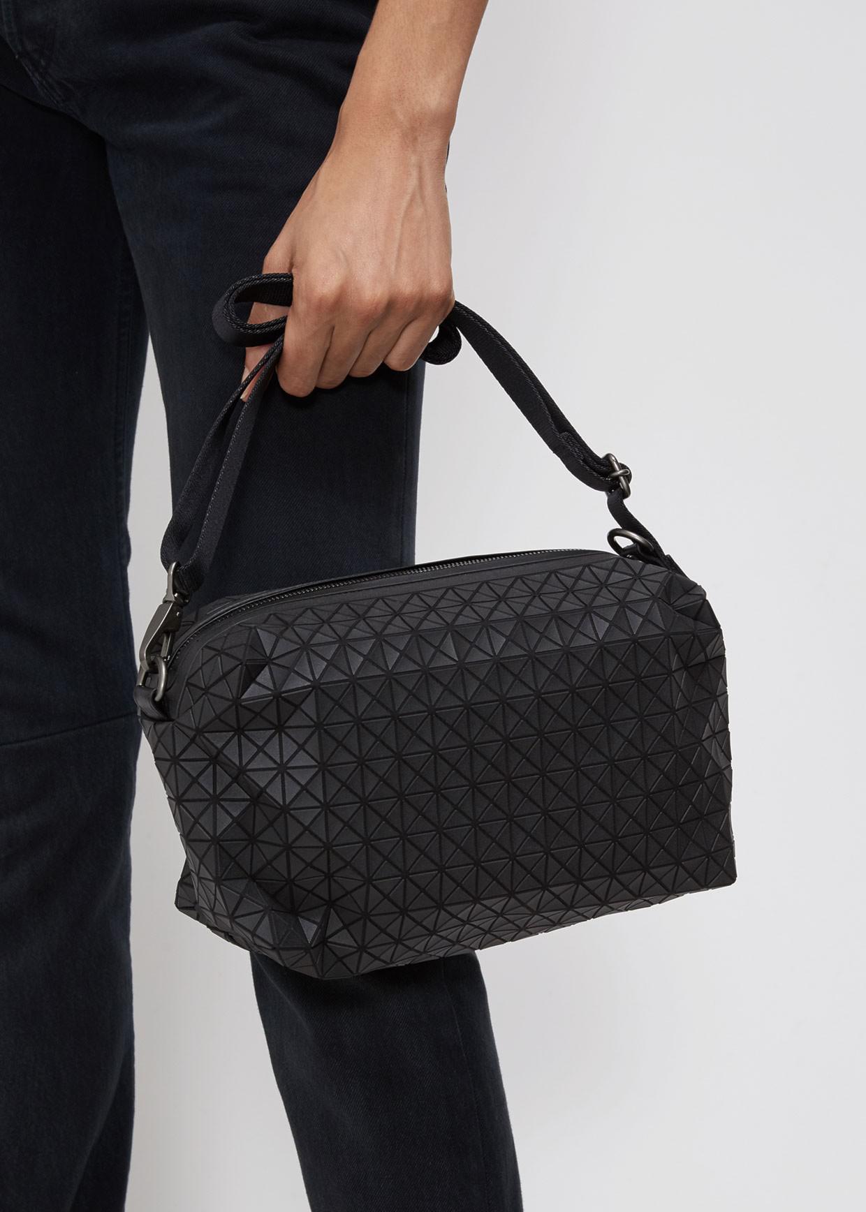 Bao Bao Issey Miyake Synthetic Saddle Bag in Black Lyst