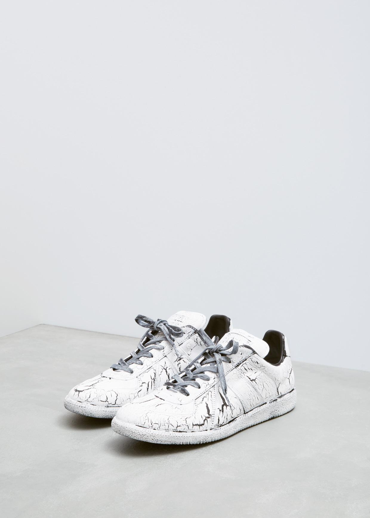 maison margiela painted sneakers