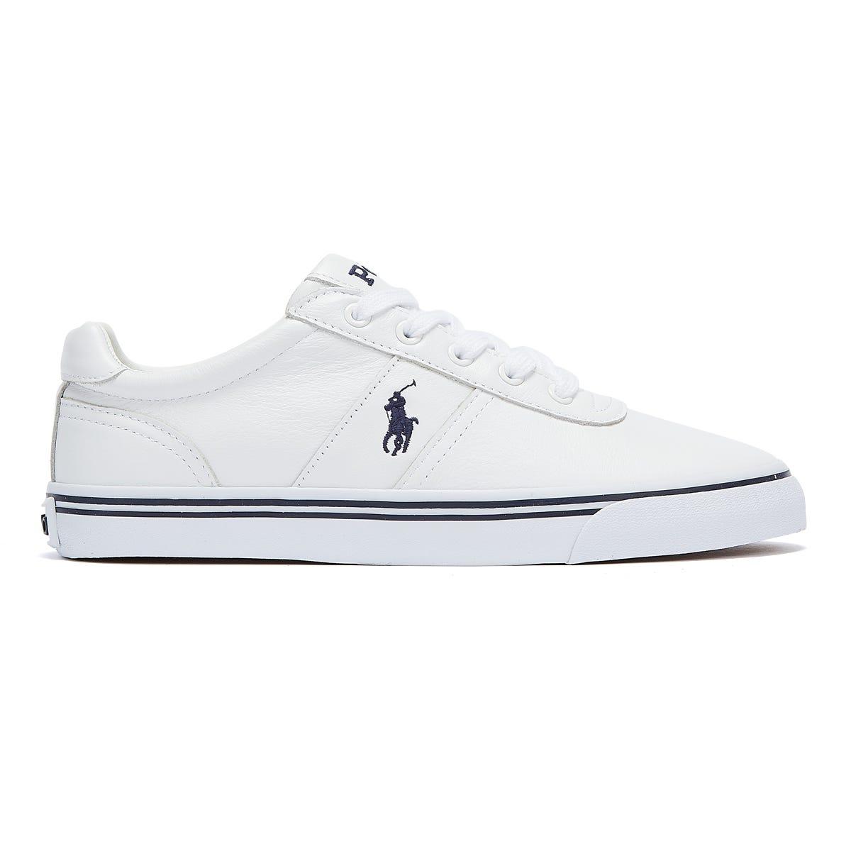 ralph lauren white hanford trainers