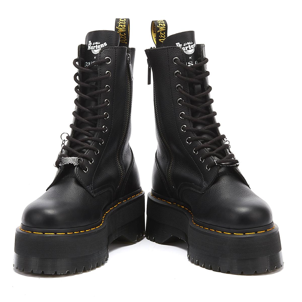 Dr. Martens Leather Dr. Martens X Dolls Kill Pisa Jadon Womens Black