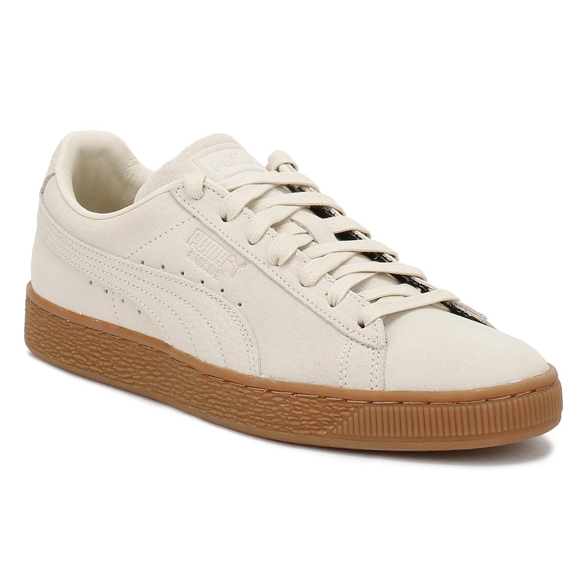 puma suede birch white