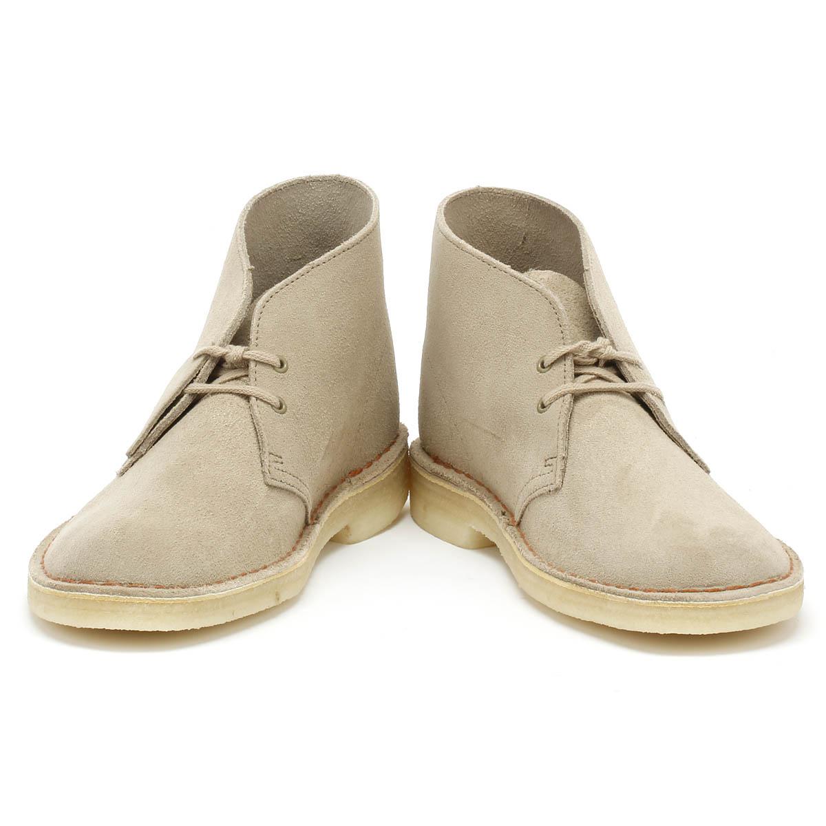 clarks sand suede