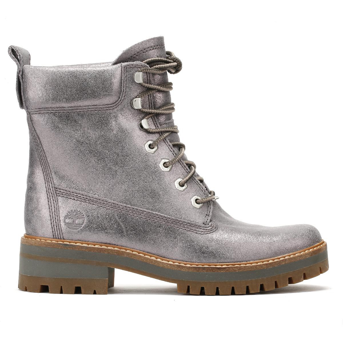 Timberland Wool Womens Dark Grey Courmayeur Valley Lace-up Boots in Gray - Lyst