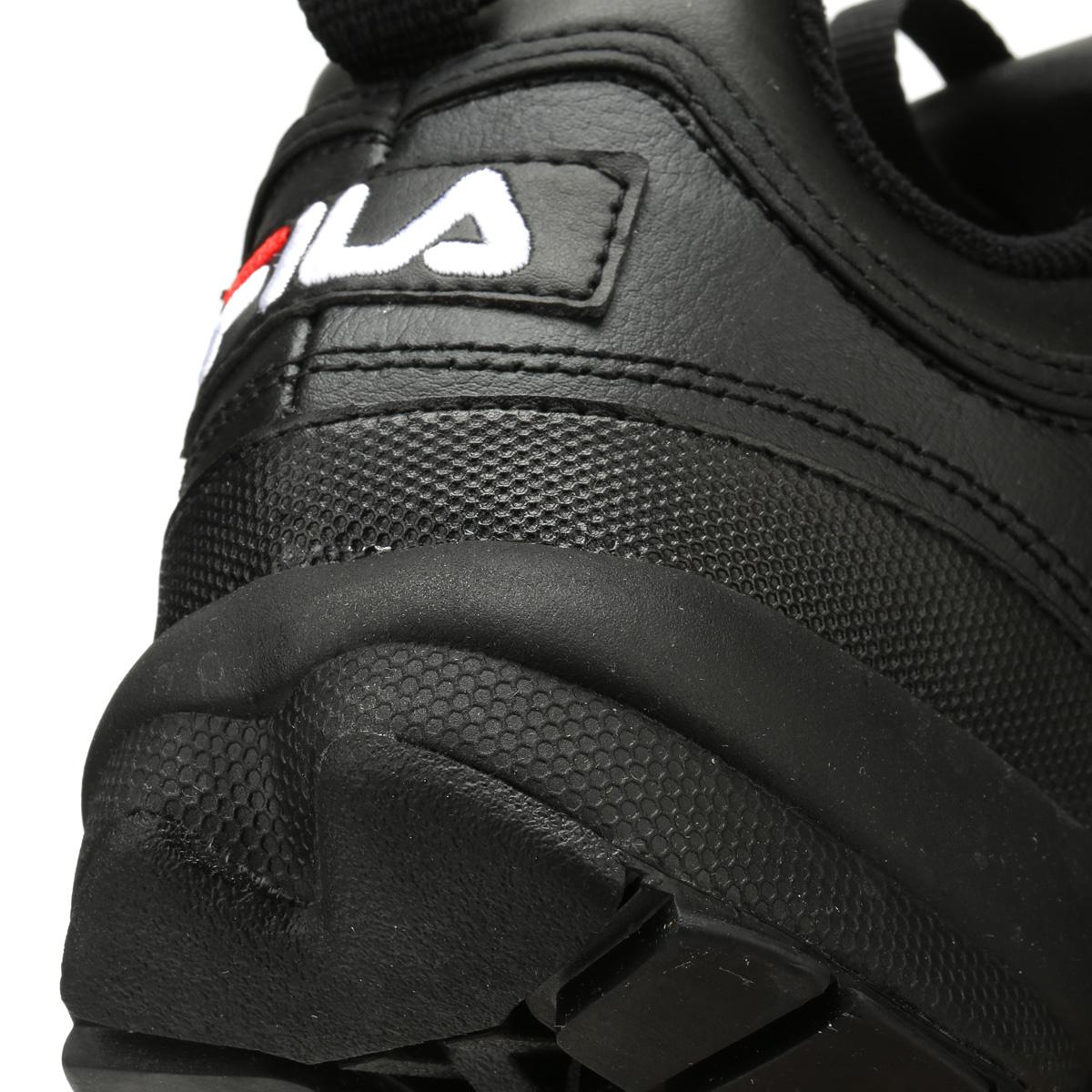 fila black & purple disruptor ii premium trainers