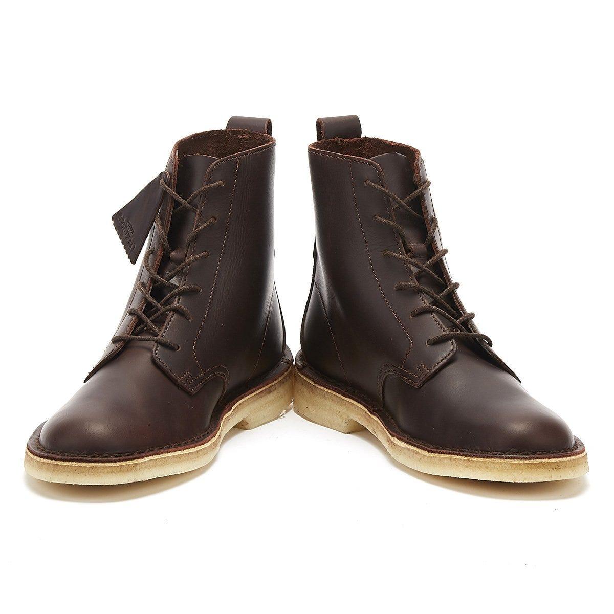 Clarks Originals Desert Mali Men's Leaf Leather Boots 26115385 