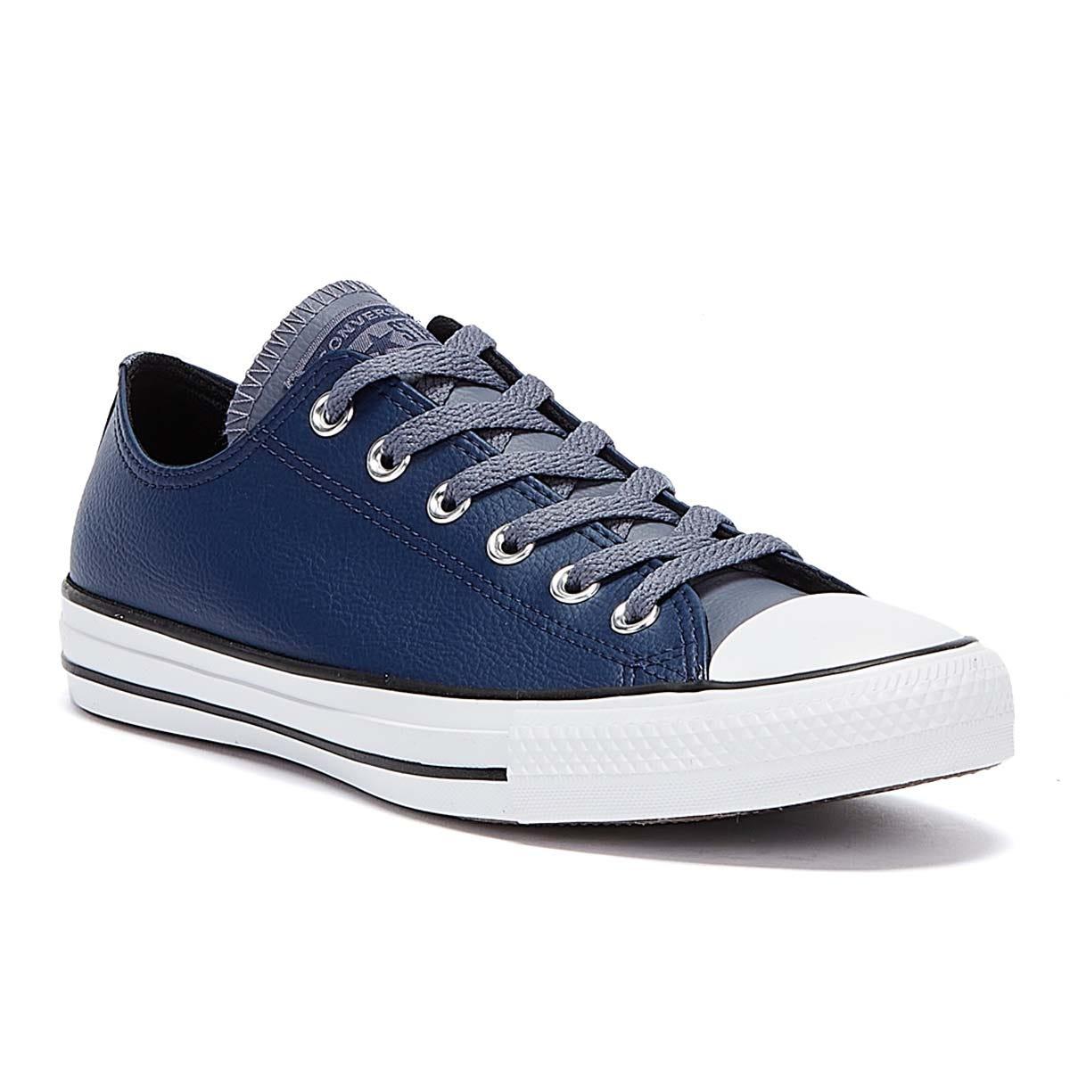 converse navy ox