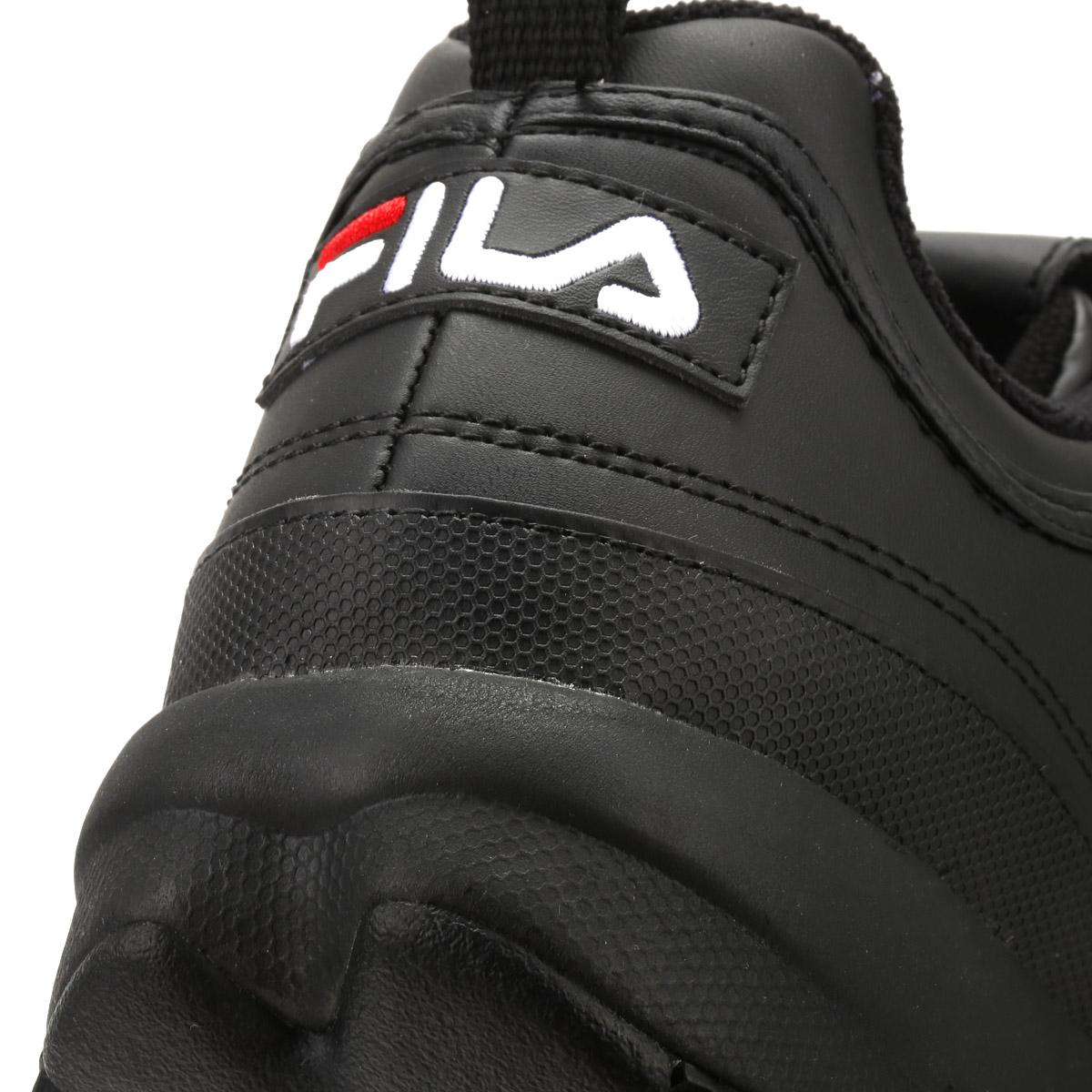 girls fila trainers black