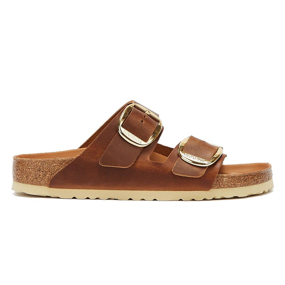 birkenstock arizona big buckle cognac