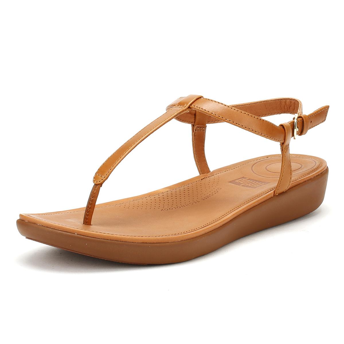 Fitflop Leather Womens Caramel Tan Tia Sandals in Brown Lyst