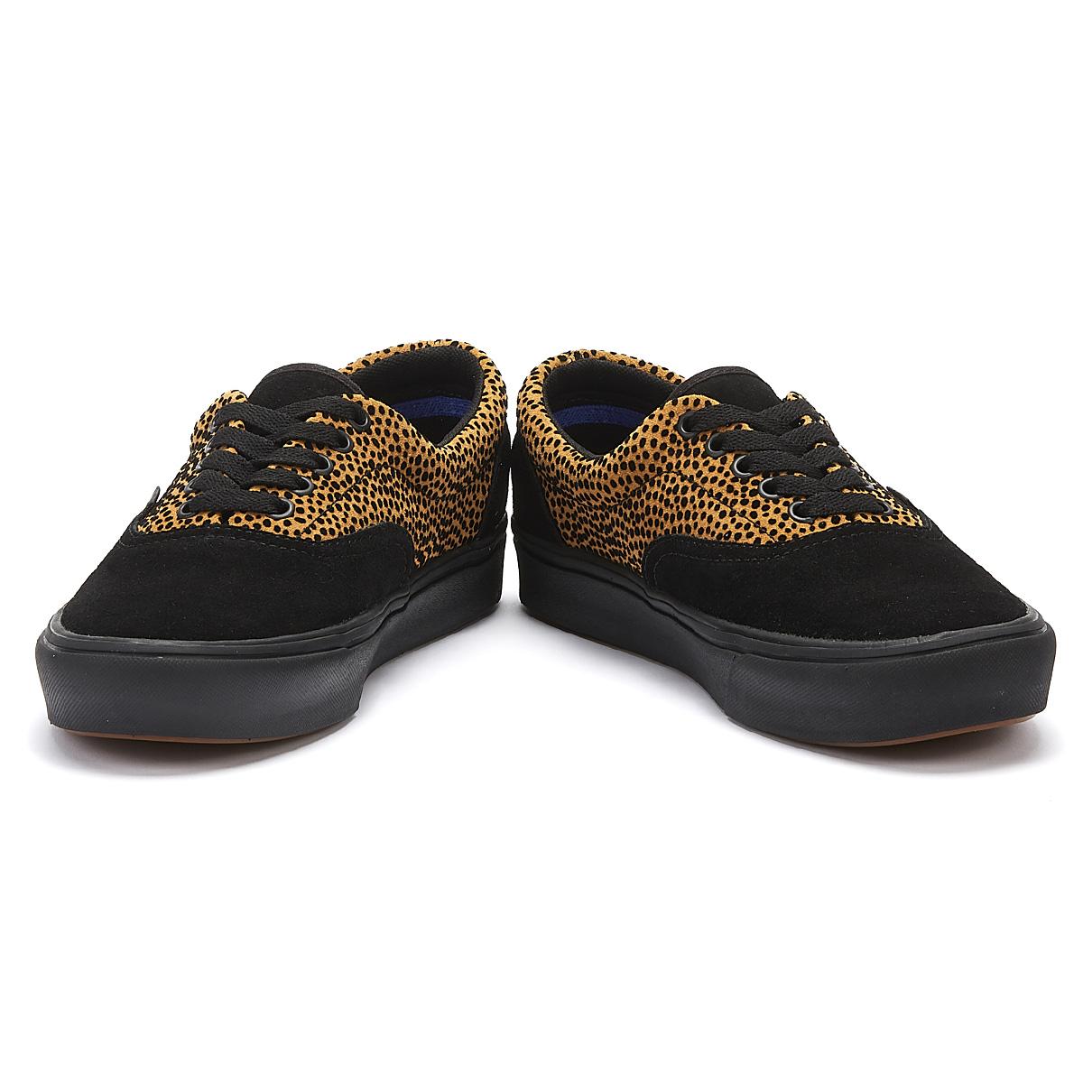 black vans with cheetah trim