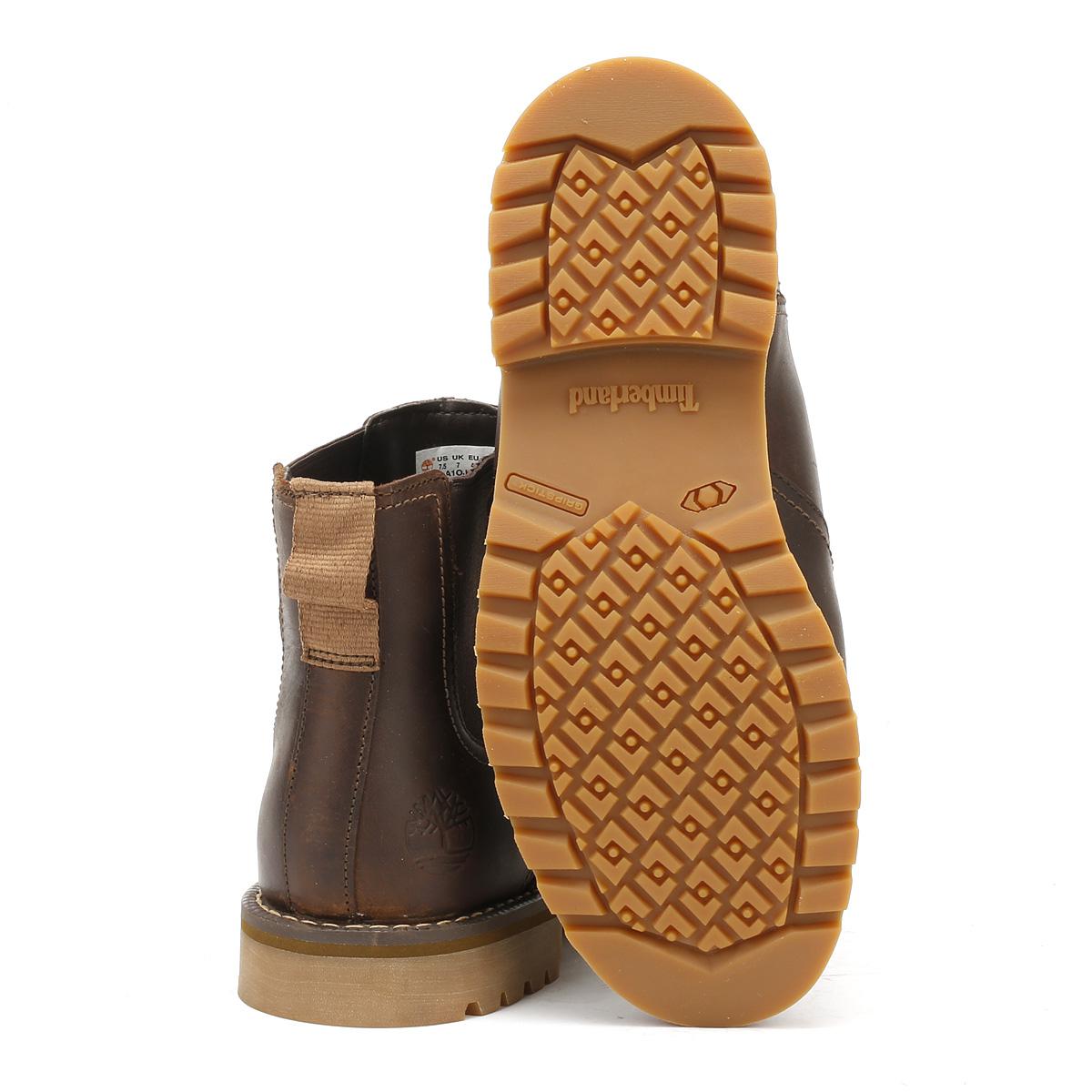 timberland mens larchmont chelsea leather boots