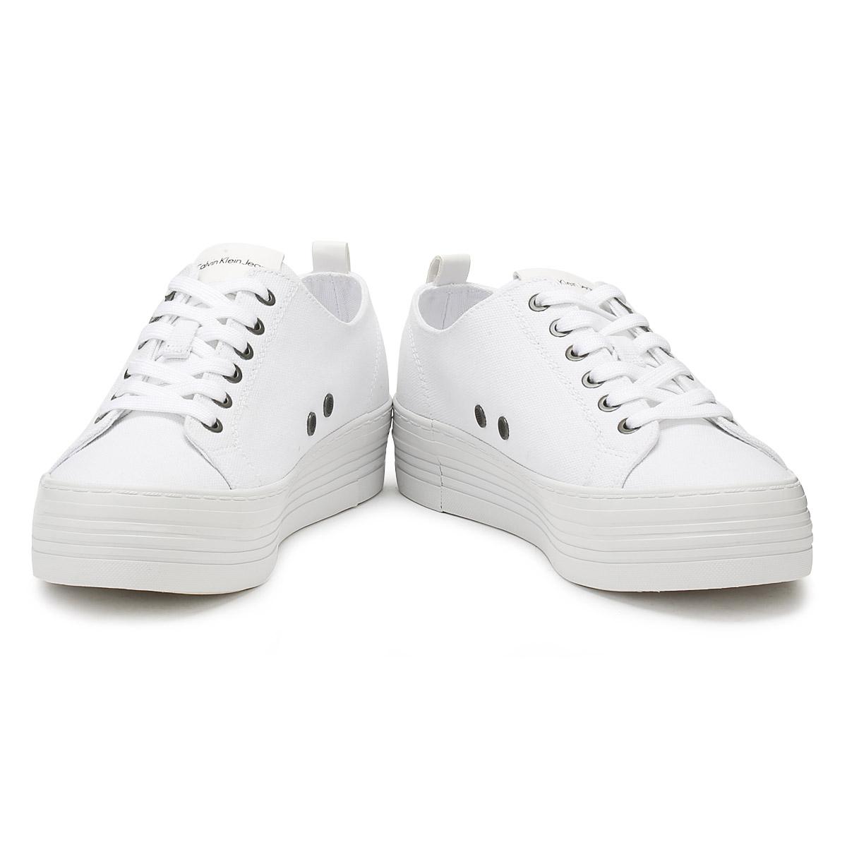 calvin klein jeans zolah canvas trainers