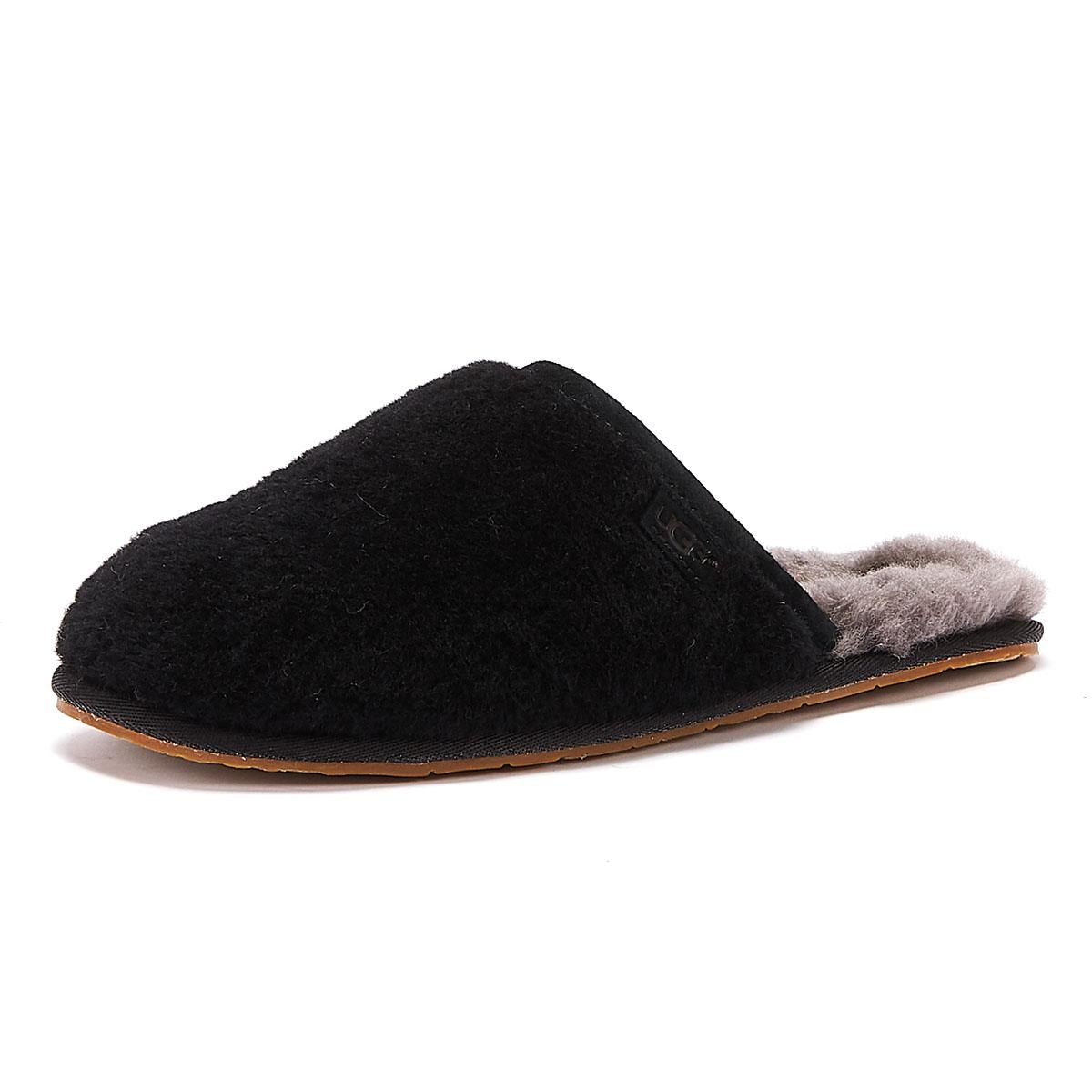 UGG Wool UGG Fluffette Womens Black Slippers Lyst