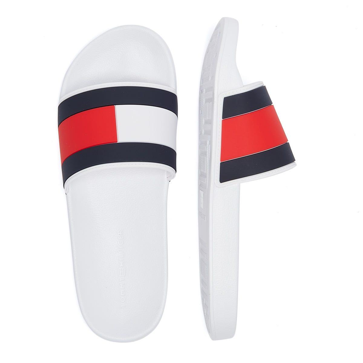 Tommy Hilfiger Synthetic Essential Flag Pool Slide Sandals Navy 10 Uk ...