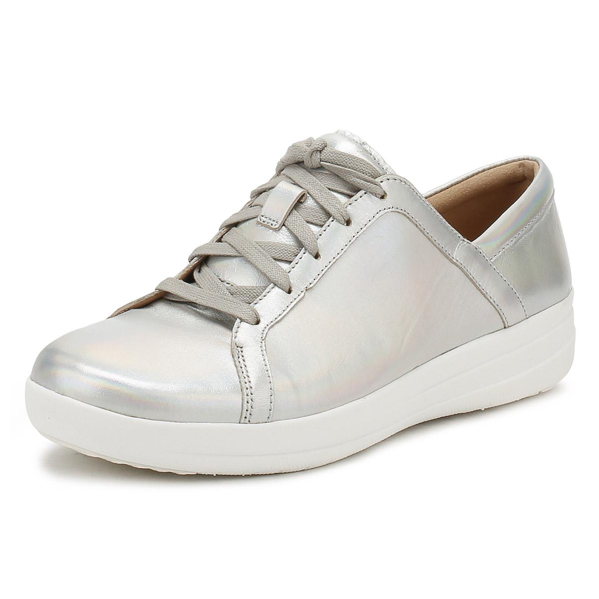 fitflop silver trainers