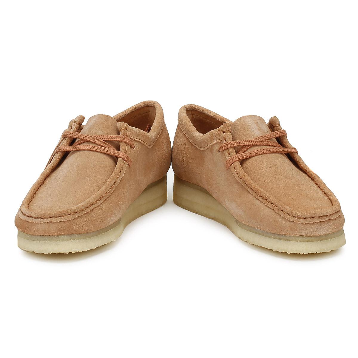 Clarks Originals Womens Sandstone Wallabee Suede Shoes in