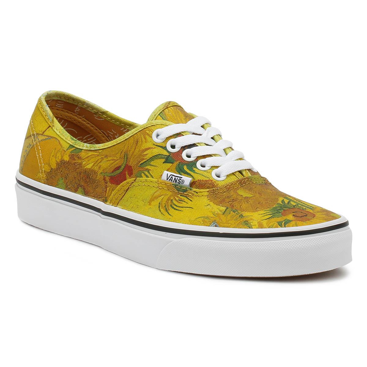 vans yellow trainers