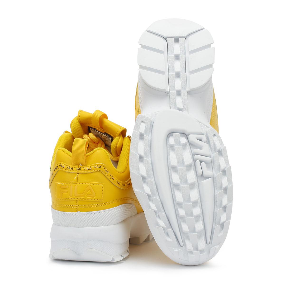 fila yellow disruptor ii premium repeat trainers