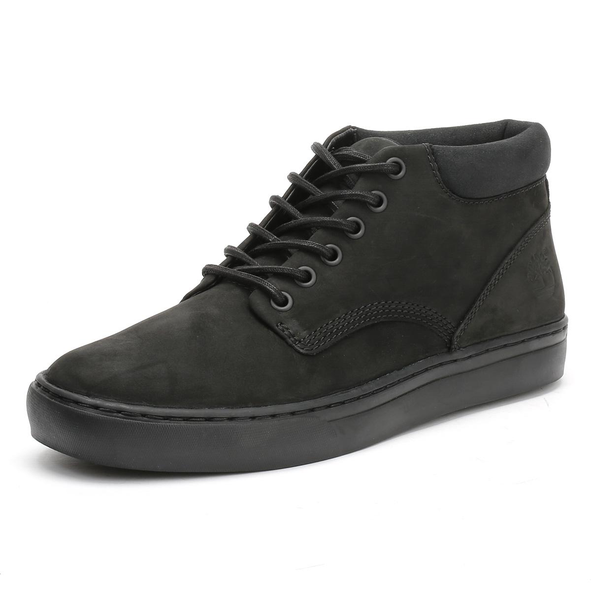 black timberland trainers