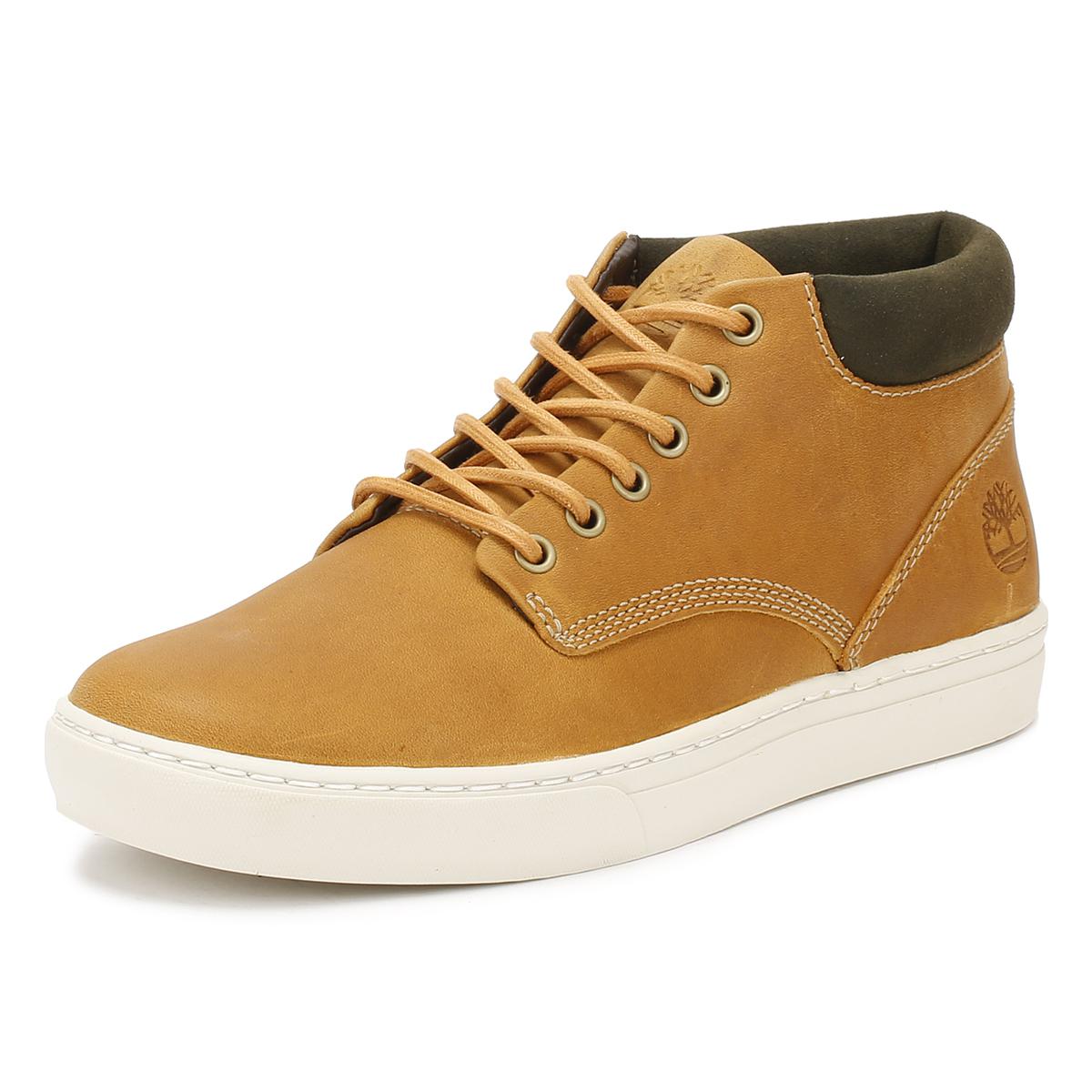 Timberland Leather Mens Wheat Adventure 2.0 Cupsole Chukka Boots in Yellow for Men Lyst