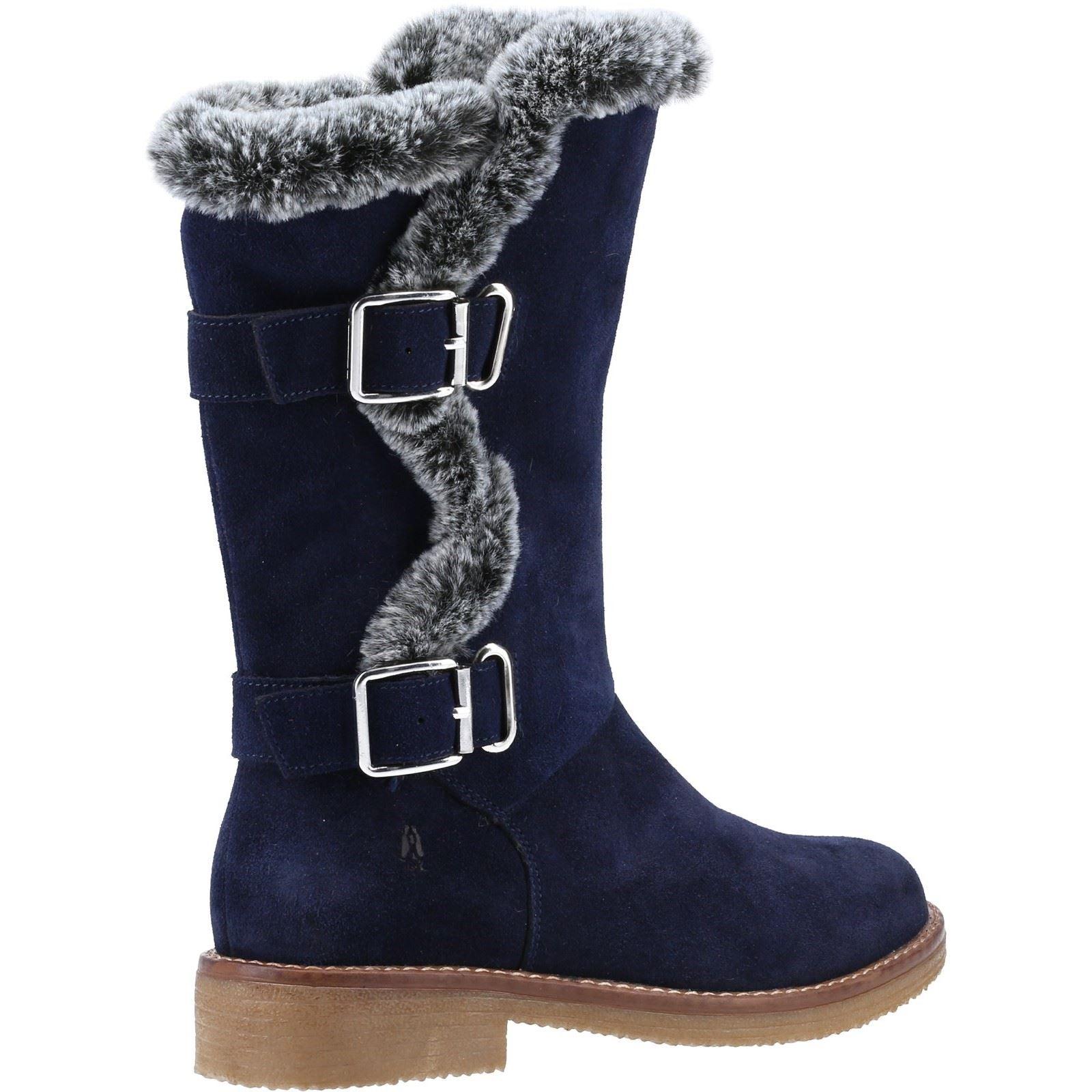 Hush Puppies Megan Suede Boots in Blue Lyst UK