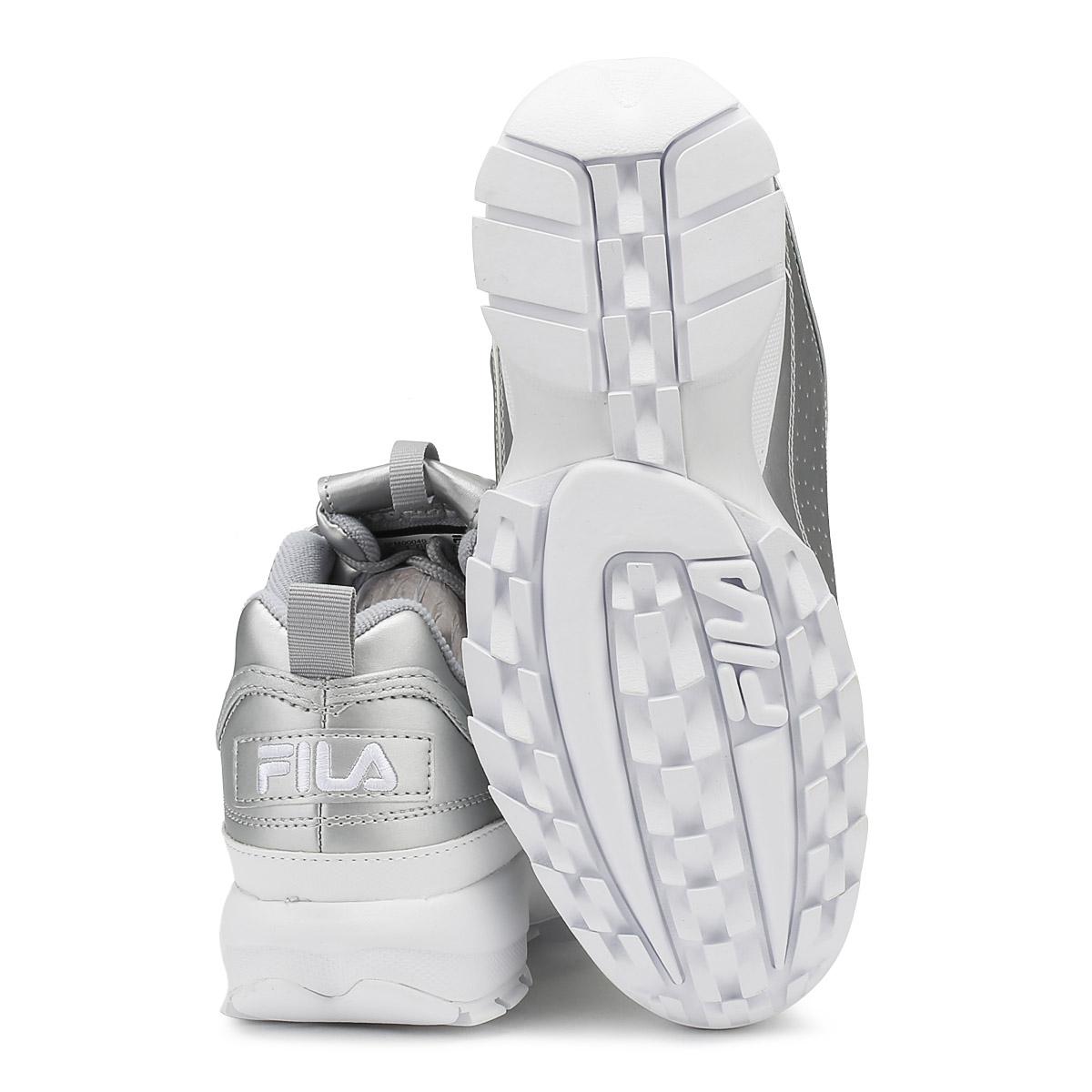 fila disruptor 2 womens silver