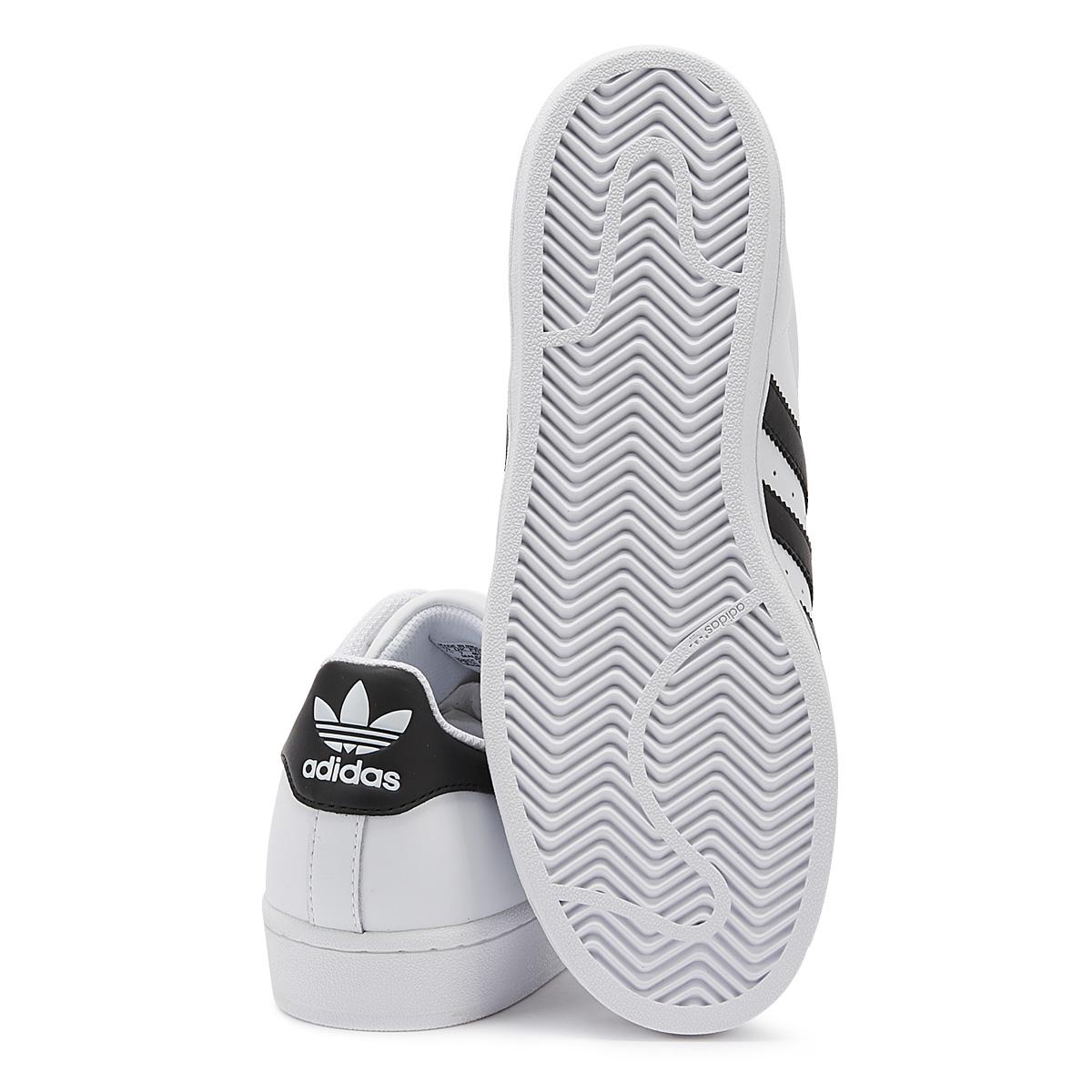 mens black adidas superstar trainers