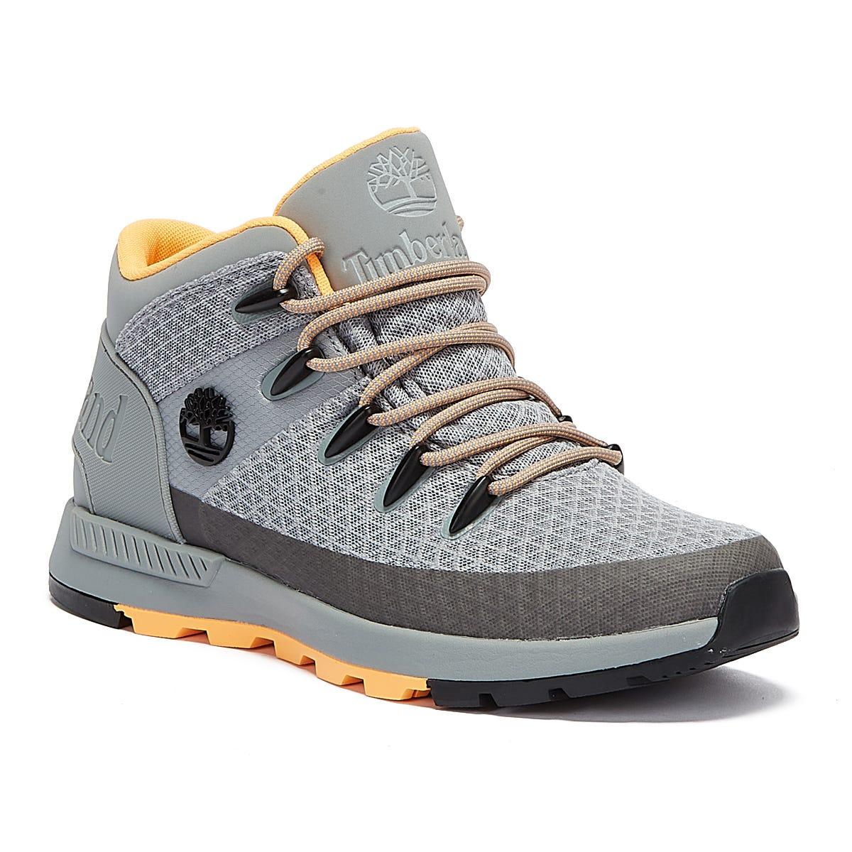 Timberland Rubber Sprint Trekker Mid Fabric Mens Grey Boots in Gray for ...