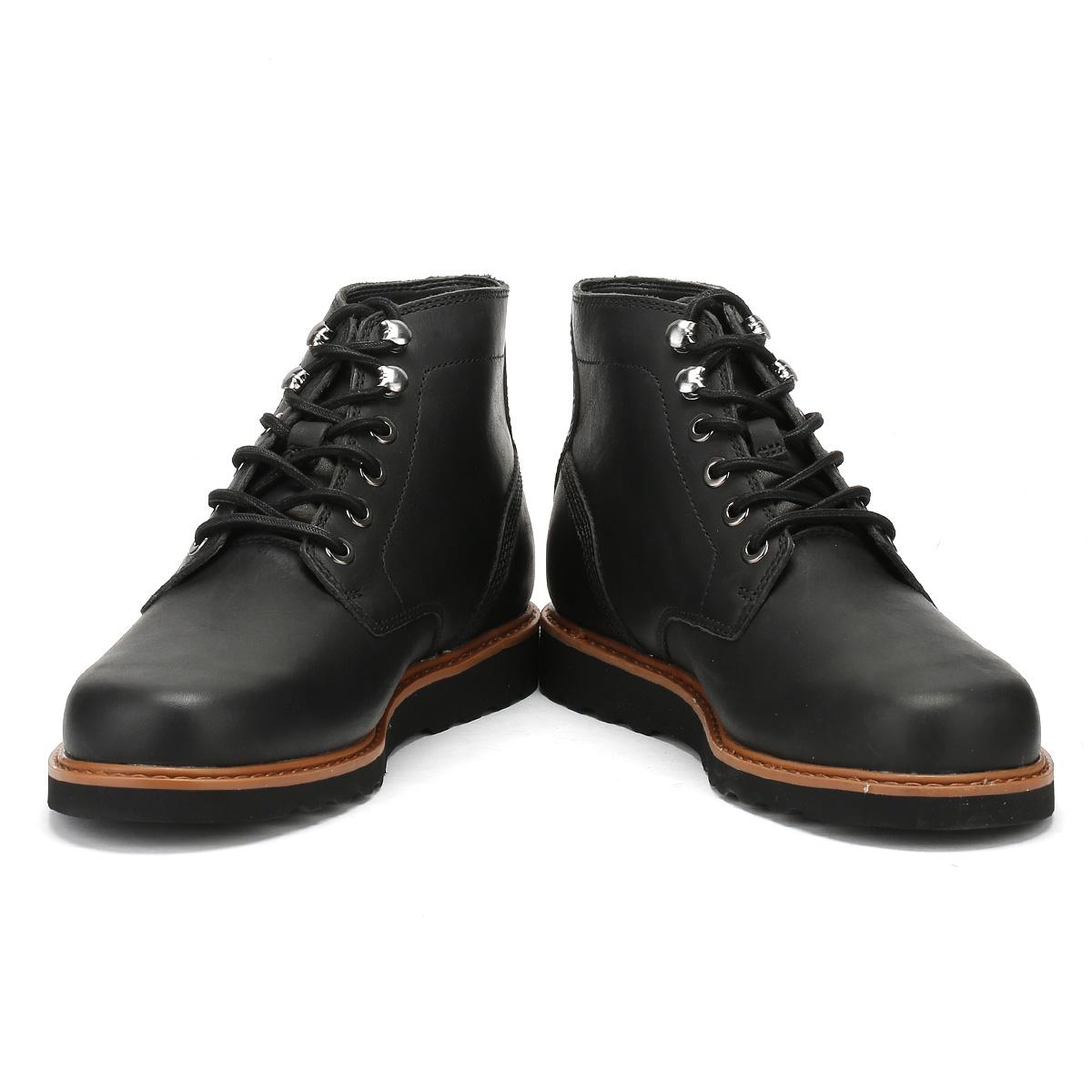 Timberland Leather Mens Jet Black Newmarket Chukka Boots for Men Lyst