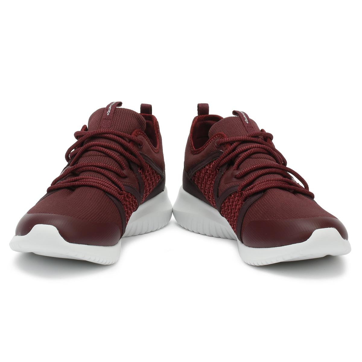 burgundy skechers ladies