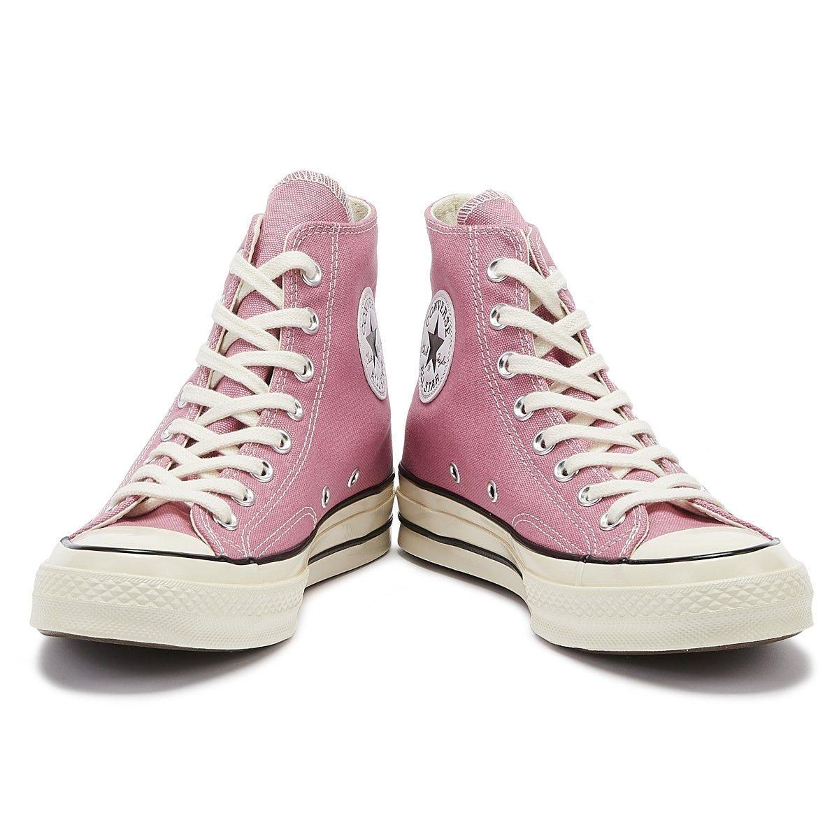 pink converse mens high tops