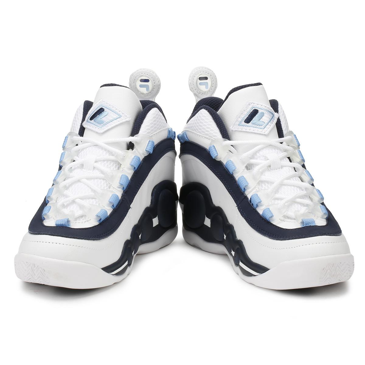 blue fila trainers