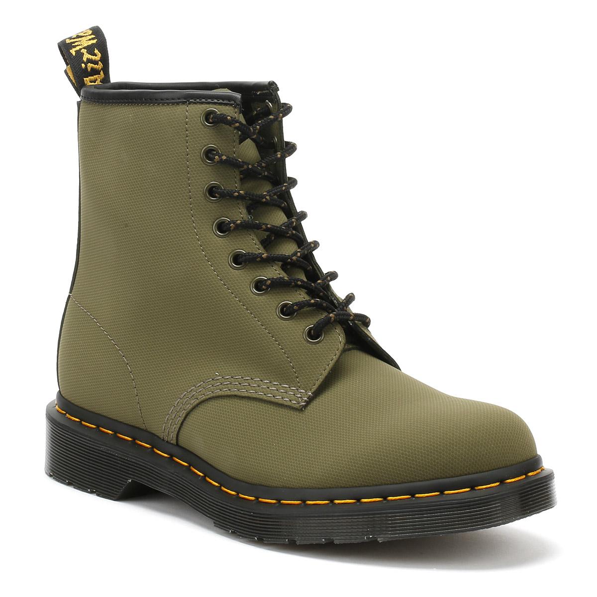doc martens olive green